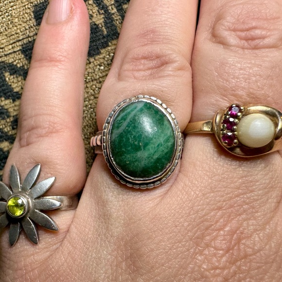Silver and gemstone ring - Picture 10 of 12